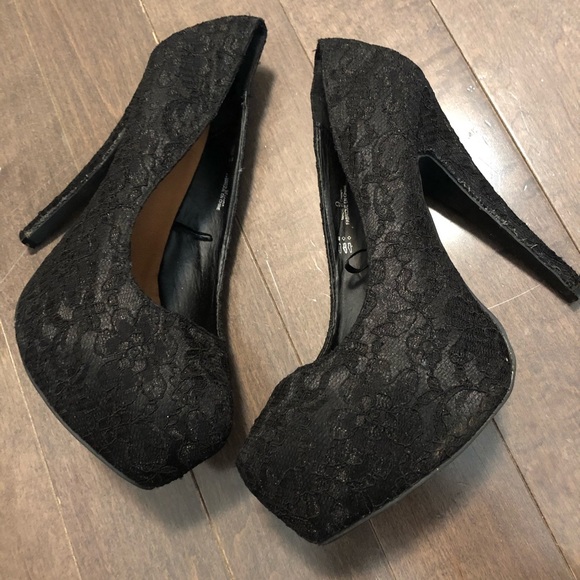 🎈2/20$🎈 Ardene 6 Inch Lace Heels - Picture 6 of 7
